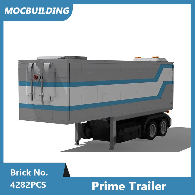 MOC Building Blocks Prime Trailer Model DIY Assembled Bricks Truck Vehicle Series Creative Collection Toys Display Gifts 4282PCS