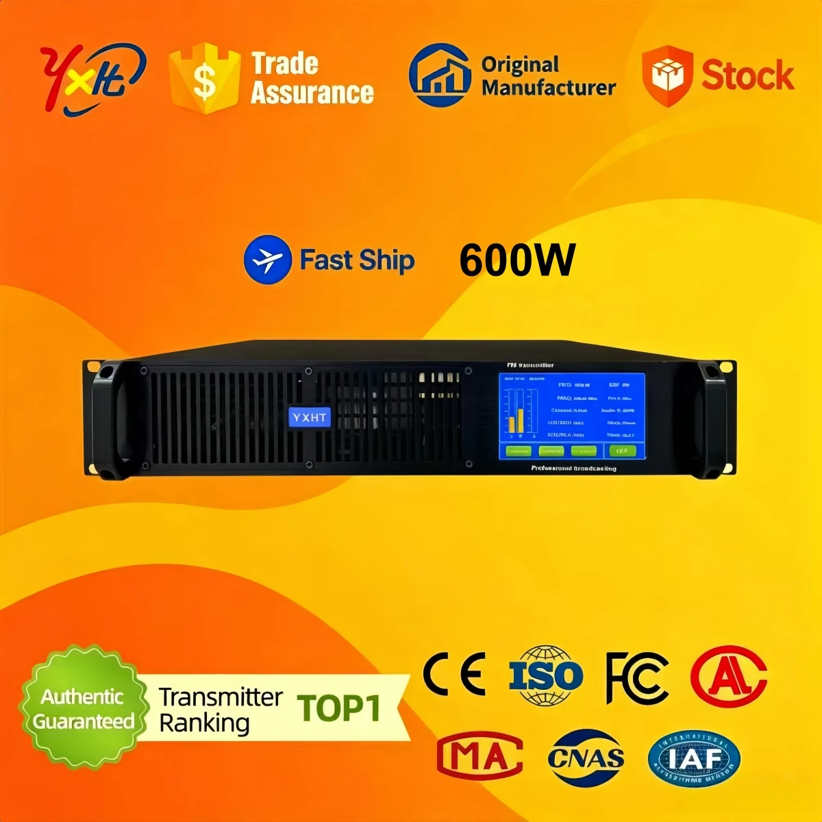 Fm Transmitter - YXHT-2, FM-трансмиттер 600 Вт для школьного