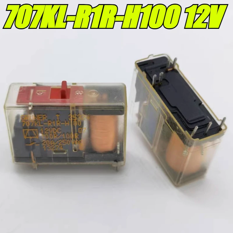 （Second-hand Original）1pcs/lot 100% original genuine relay:707KL-R1R-H100 12V 20A 7pins safety relay