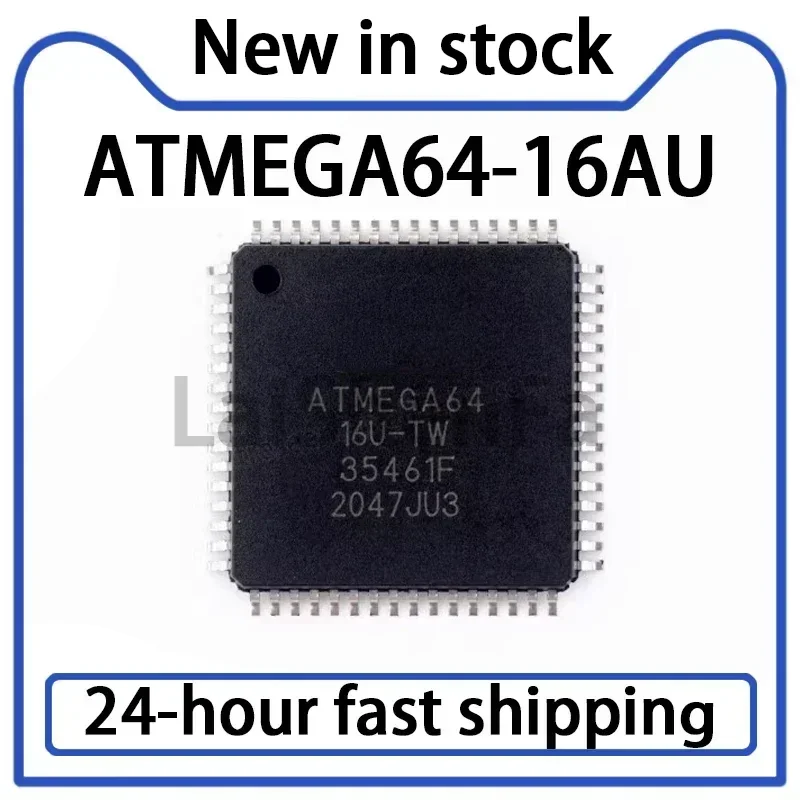 2PCS ATMEGA64-16AU ATMEGA64A-AU ATMEGA64L-8AU TQFP64 New Microcontroller  IC Chip in Stock