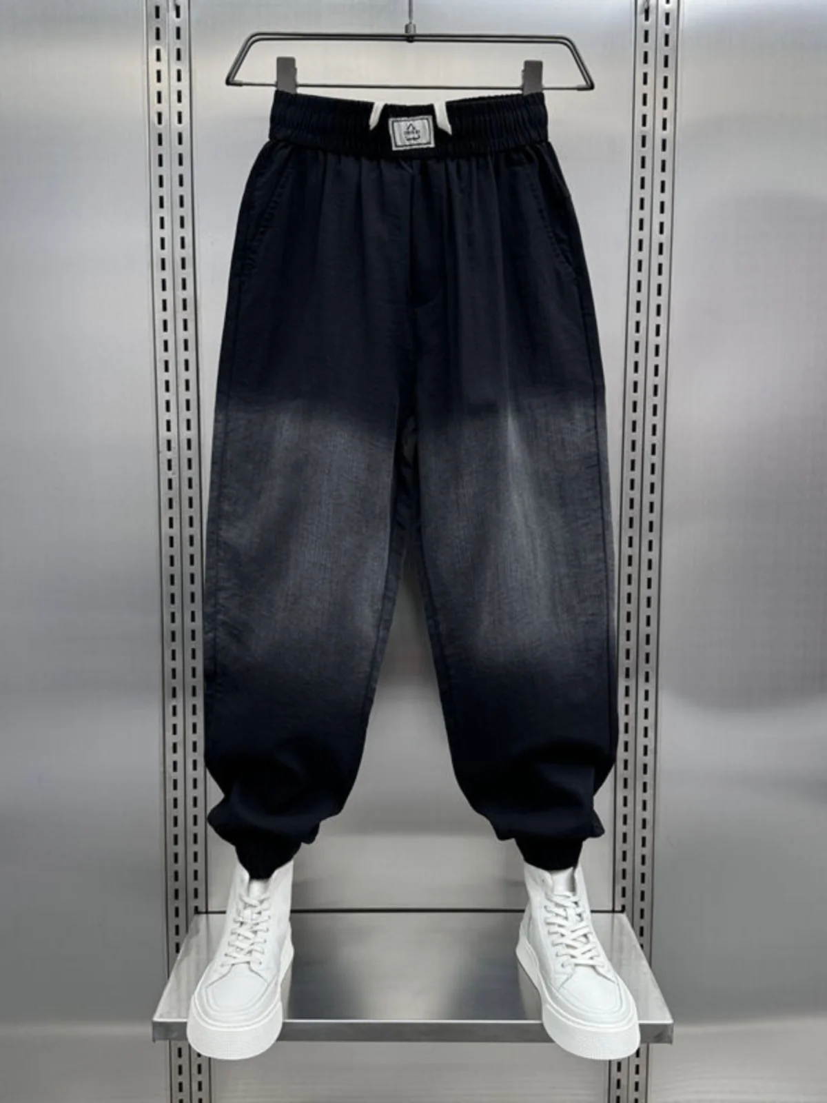 

Loose Fit aduated Color Linen Casual Nine-Piece Pants Men's Spring 2025 Youthful Sle Trousers with kets Iron-Free