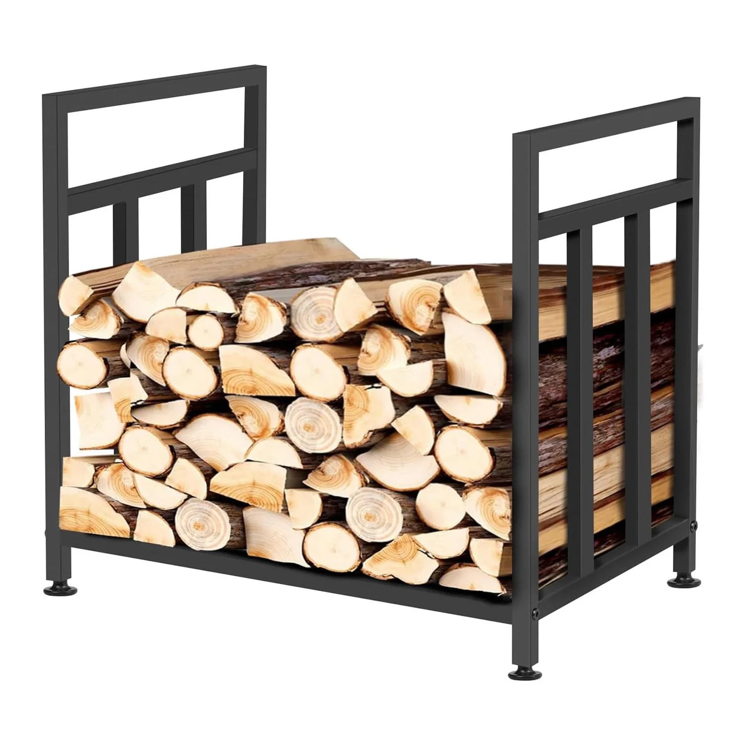 

Firewood storage rack Wrought iron wood finishing and placing rack Outdoor storage rack