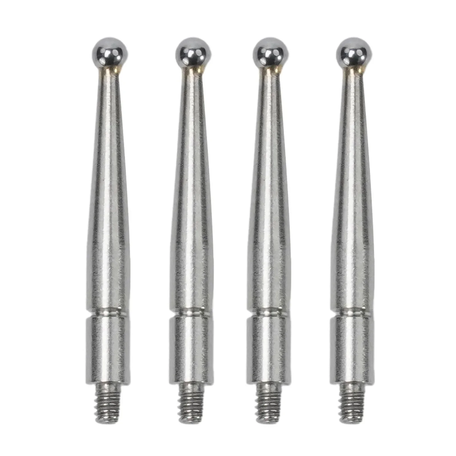 Contact Points Probe For Dial Test Indicator M1.6 Threaded Shank Contacts 2mm Diameter Ru By Ball For Power Tool