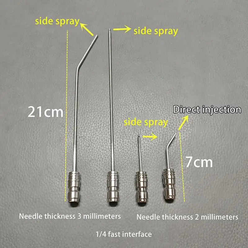 2/4Pcs Cleaning Nozzle Water  High Pressure Needle Nozzle Straight/Side Jet For AC & Car Washer Tanks  Deep-Cleaning Part