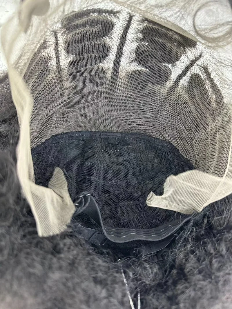 ライトビューティー 新スタイル ショートヘア アフロ キンキーカール ウィッグ 前髪付き 黒人女性用 合成ウィッグ 自然な髪質ミックスウィッグ