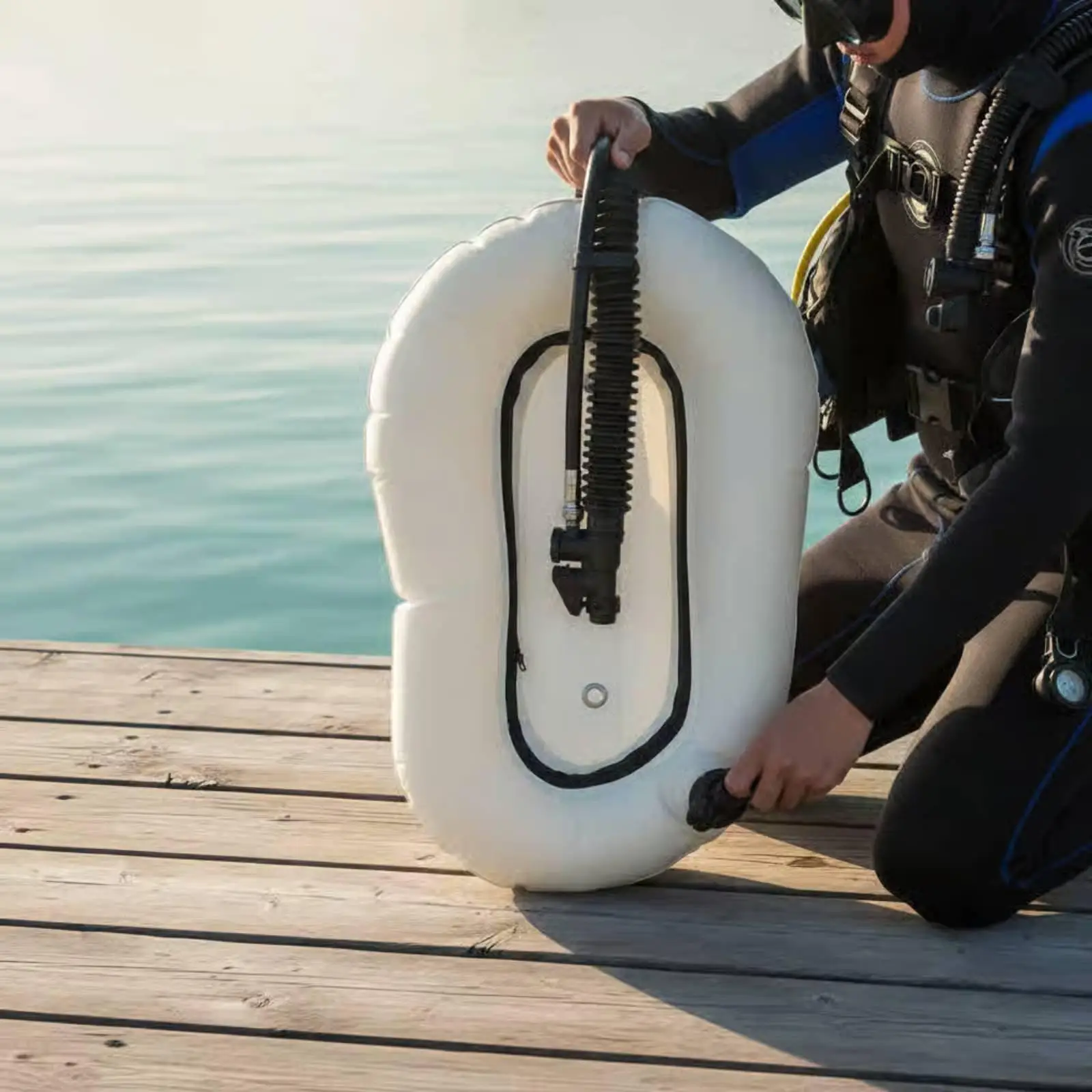Backmount BCD Wing Cordura Shell 30lbs Lift Bladder Non Scuba BCD Wing for Technical Divers