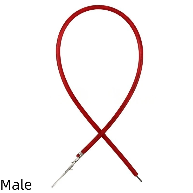 10 قطعة SM2.54 خط طرفي لقابس الهواء خط اتصال طرفي للذكور والإناث 22awg خط إلكتروني ملون