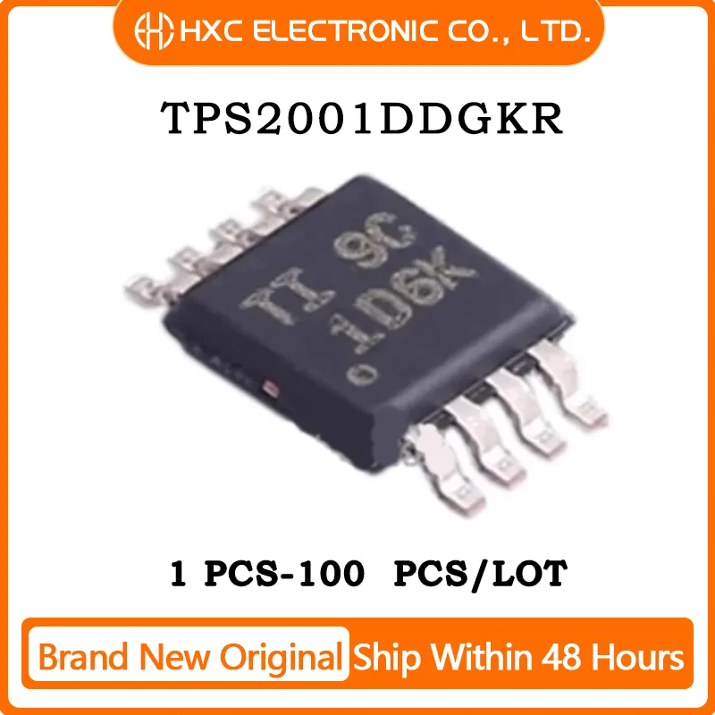 

5/10/50/100PCS 100% New TPS2001DDGKR TPS2001 1D6K MSOP-8 Chip