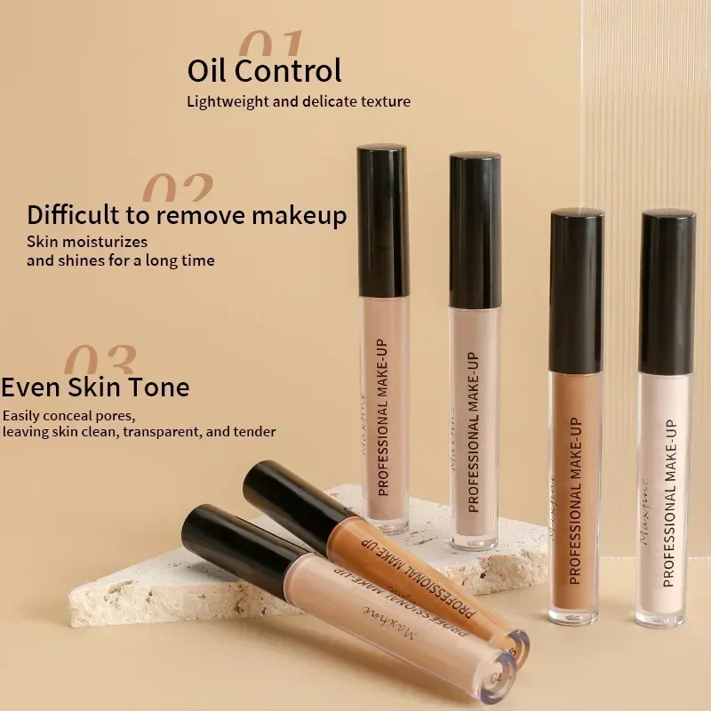 Wasserdichte flüssige Kontur Concealer Creme Make-up lang anhaltende feuchtigkeit spendende Abdeckung Akne Augenringe Foundation Gesicht Kosmetik