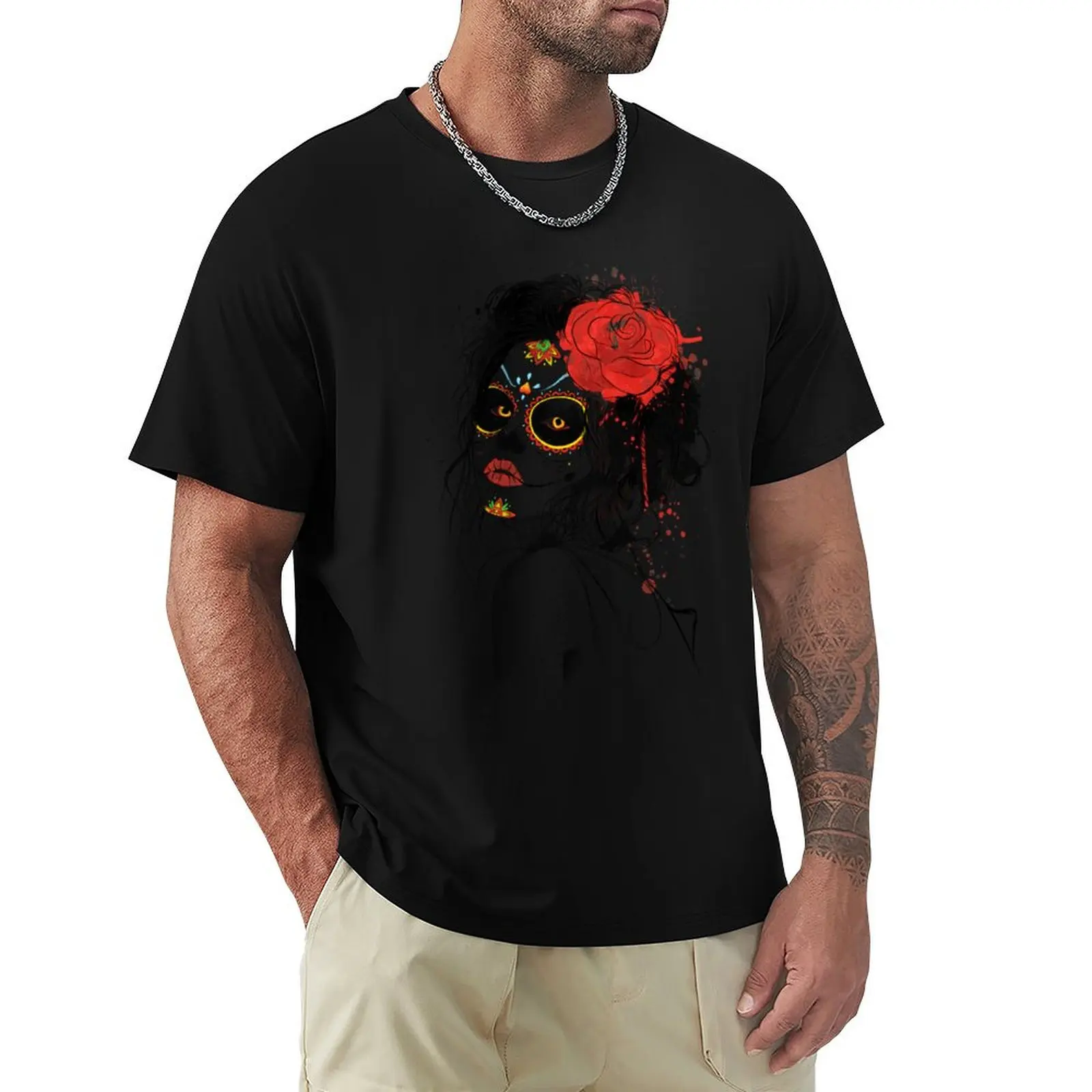 

Dia de los Muertos T-Shirt cute clothes custom shirt vintage t shirt men