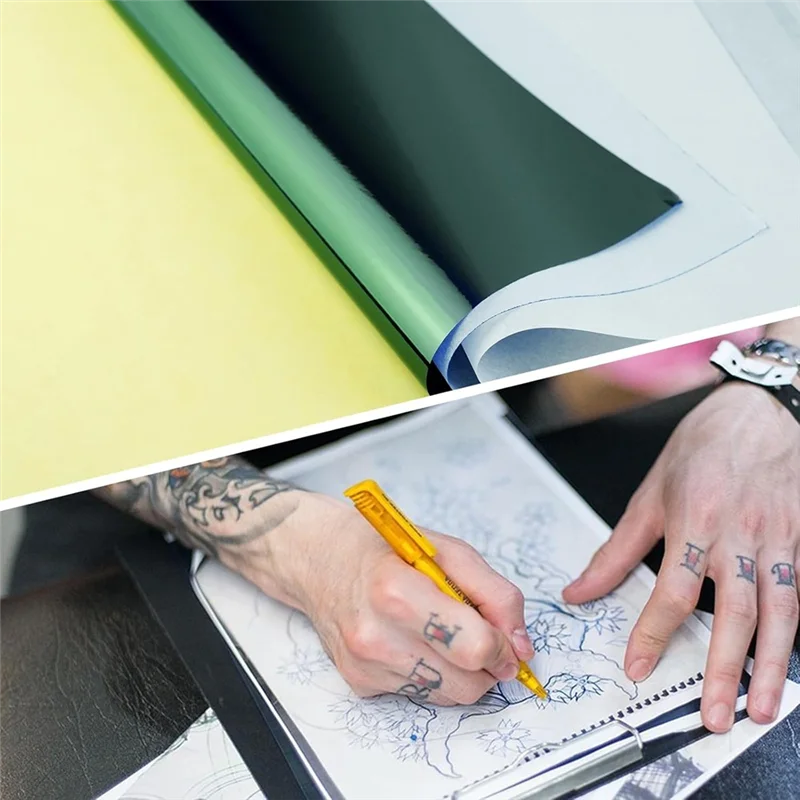 

A27U New Tattoo Stencil Paper, 100 PCS Tattootransfer Paper For Tattooing, A4 Size