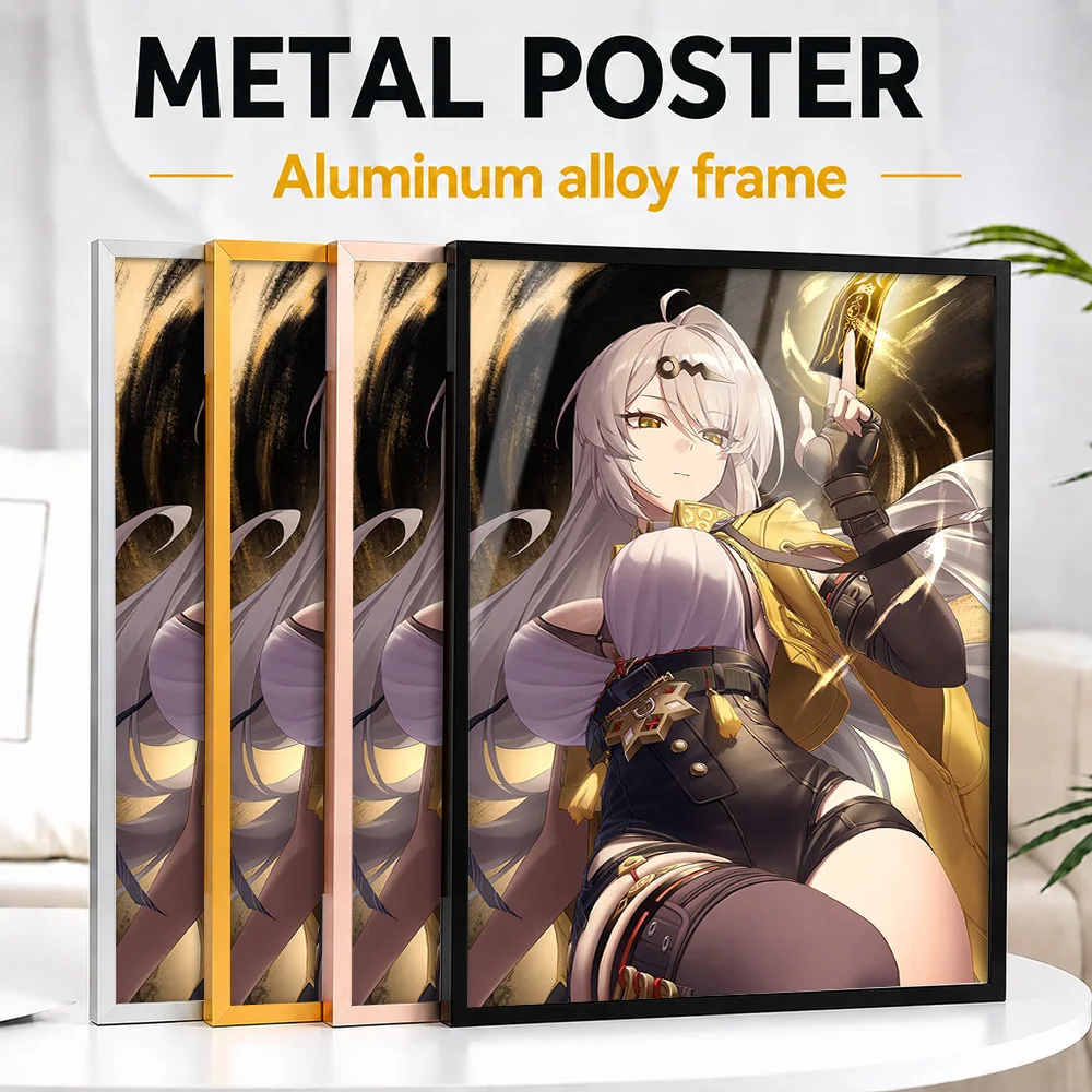 Yixuan Zenless Zone Zero Framed Metal Poster Personalized Photo Mystical Fantasy Style Wall Art For Studio Ideal Birthday Gift