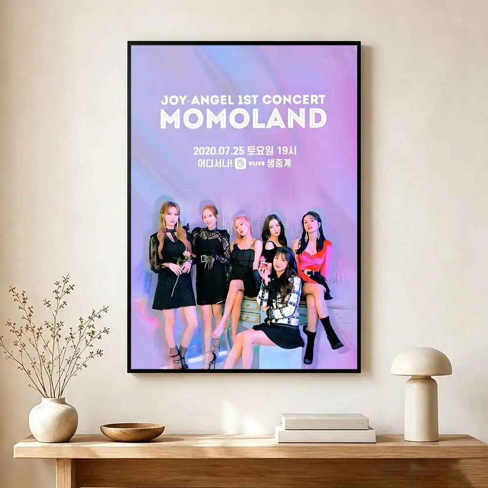 Idol Group M-MOMOLAND Poster Wall Art Print Decorative Mural Home Decor Gift Unframed