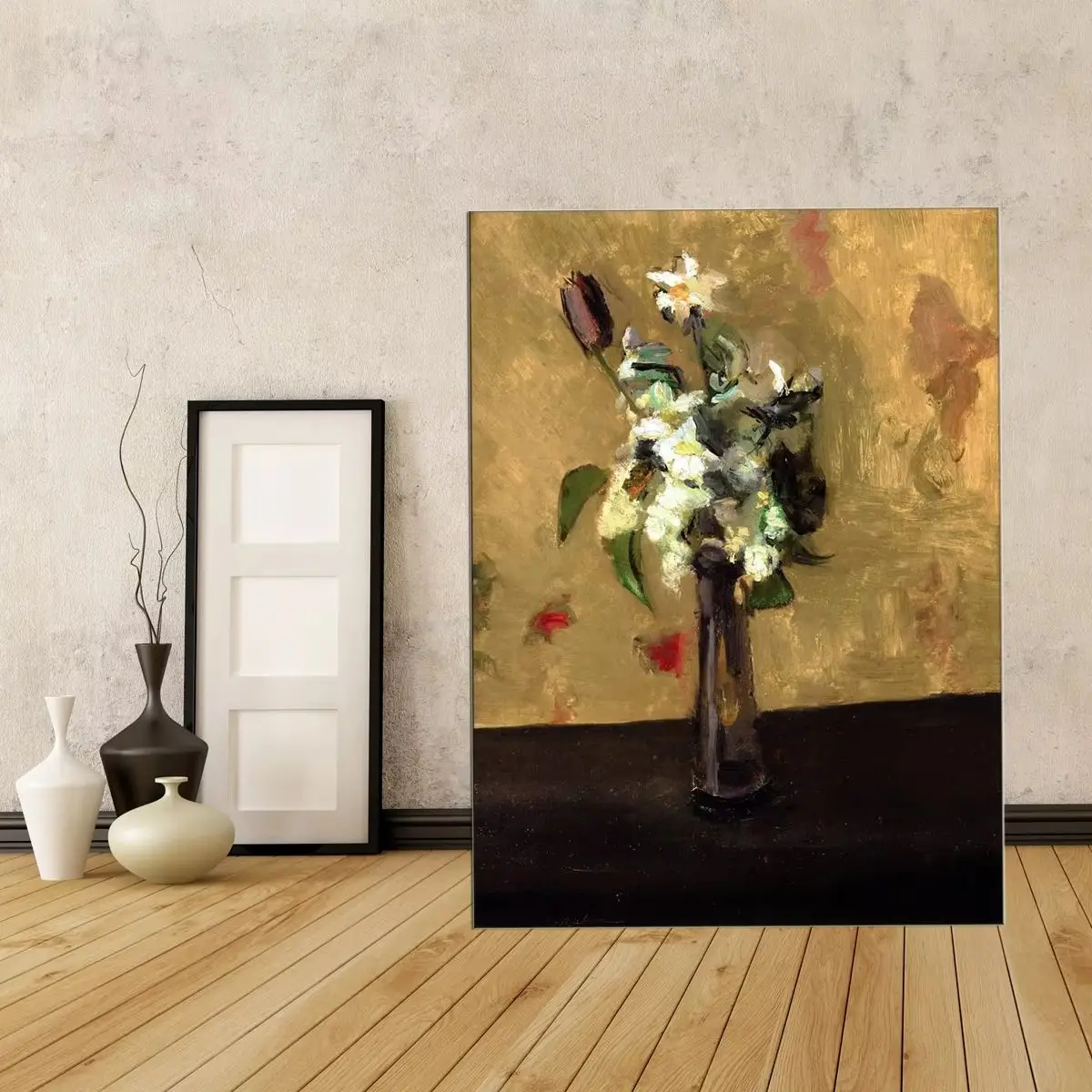Bouquet of Flowers, Henri Matisse Oil Painting Reproduction On Linen Canvas Famous Floral Still‑Life Artwork, Modern Wall Decor