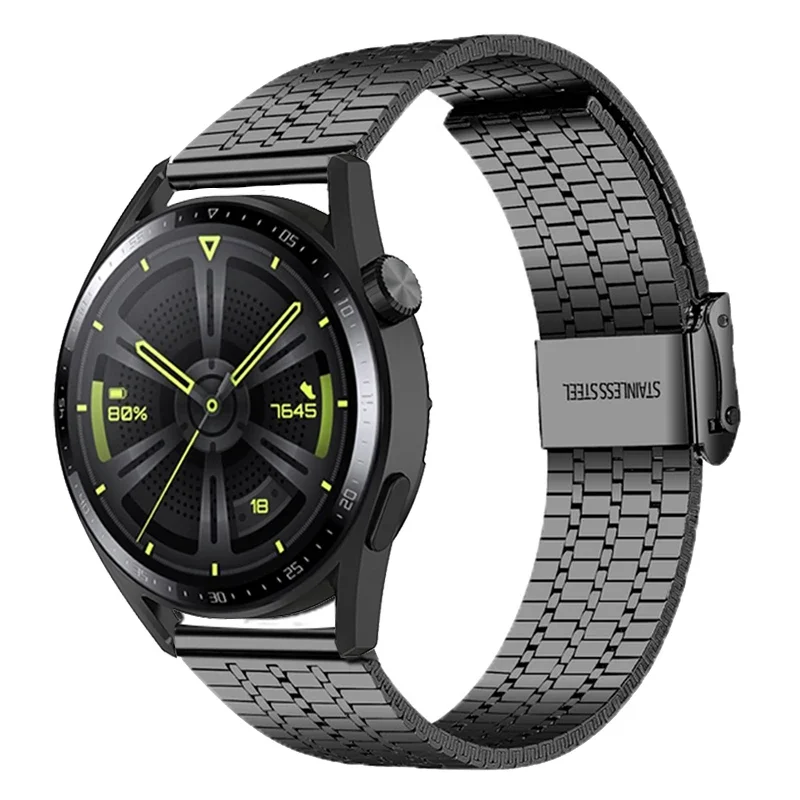 حزام معدني من الفولاذ المقاوم للصدأ لساعة Honor GS 3 الذكية لساعة Huawei Watch GT3/GT 3Pro/GT2 Correa Honor Magic Watch 2 سوار