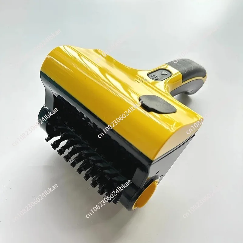 

Перезаряжаемый скребок для гриля для приготовления пищи на открытом воздухе, электрическая щетка для барбекю с пластиковыми и металлическими щетками