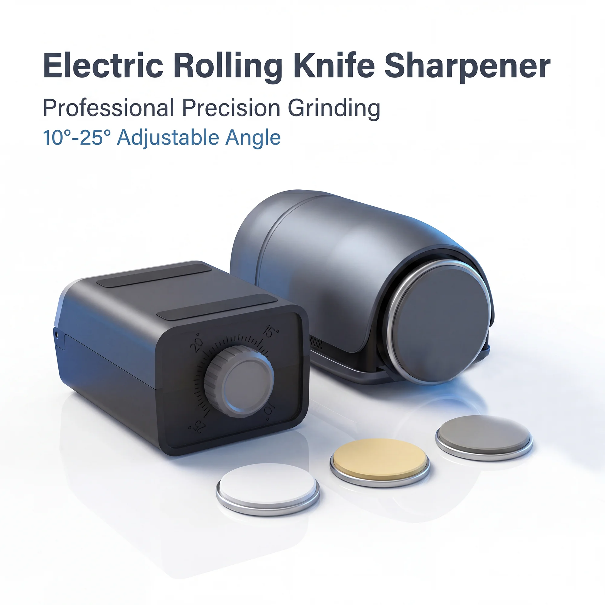 Taidea Electric Rolling Sharpener 4 Grits Diamond 360#600# Corundum 3000#6000# Sharpening Stone 350RPM 3000mAh USB Charging