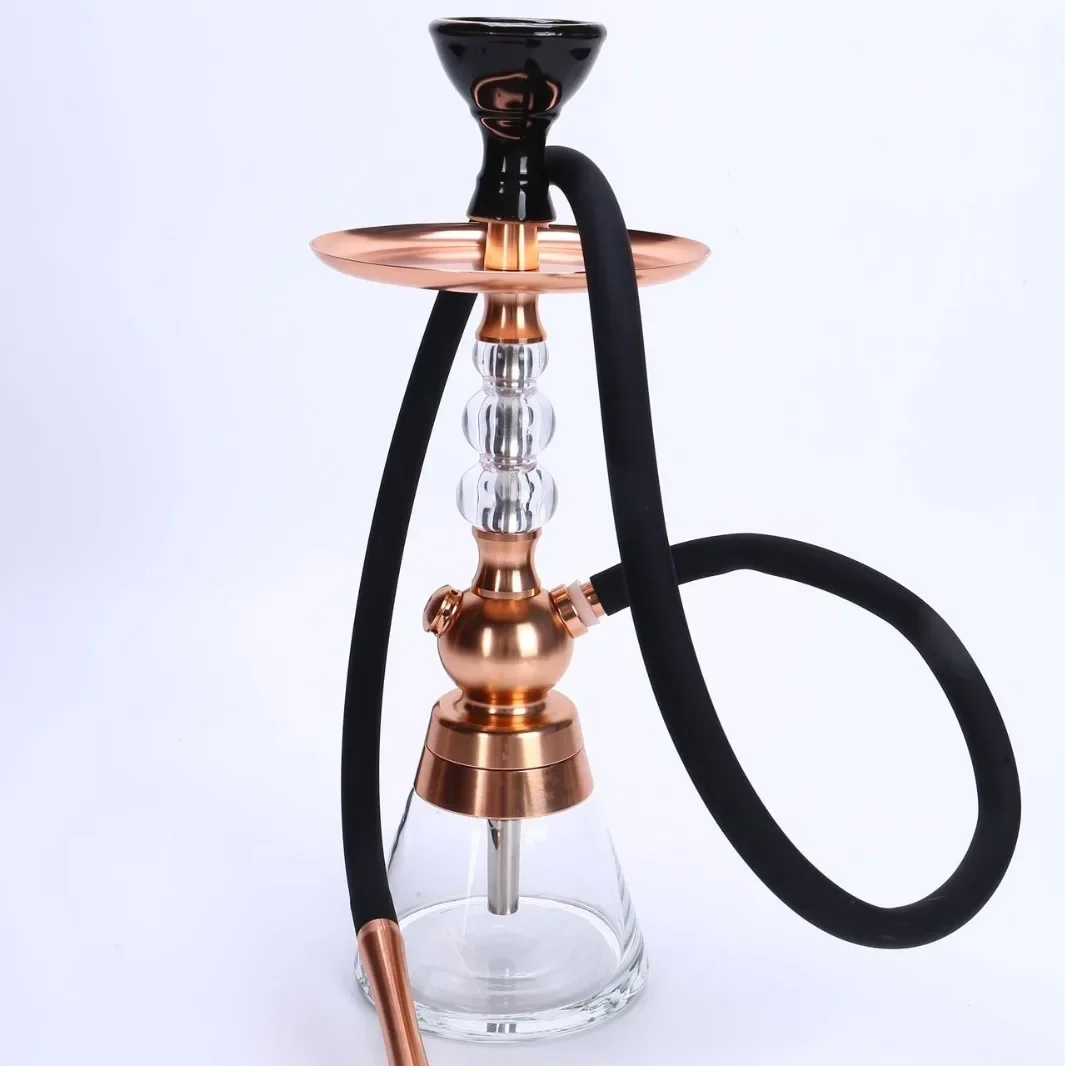 Cigarette pot, transparent bottle, Arabic hookah set.