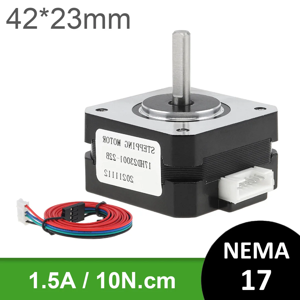 Nema 17 Stepper Motor 42 Motor 23mm 10N.cm 3D Printer Motor for Automation Engraving Machine CNC 3D Printer Parts