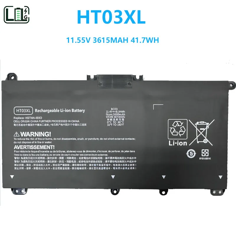 

New HT03XL L11119-855 Laptop Battery HP Pavilion 14-CE 0025TU 14-CE0034TX 14-CF 14-DF 15-CS 15-DA 15-DB 15-DW 17-by 17-CA Series