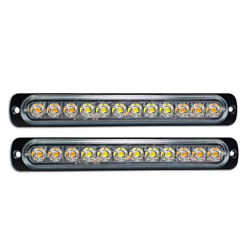 

A21E-12LED Safety Emergency Flashing Lights, 12V-24V Strobe Warning Light, Breakdown Beacon LED Light Bar