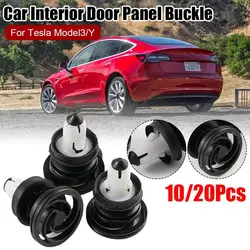 10/20Pcs fibbia del pannello della porta interna dell'auto speciale per Tesla Model 3/Y 1135147-00a, accesso in plastica con Clip di fissaggio automatico muslimah