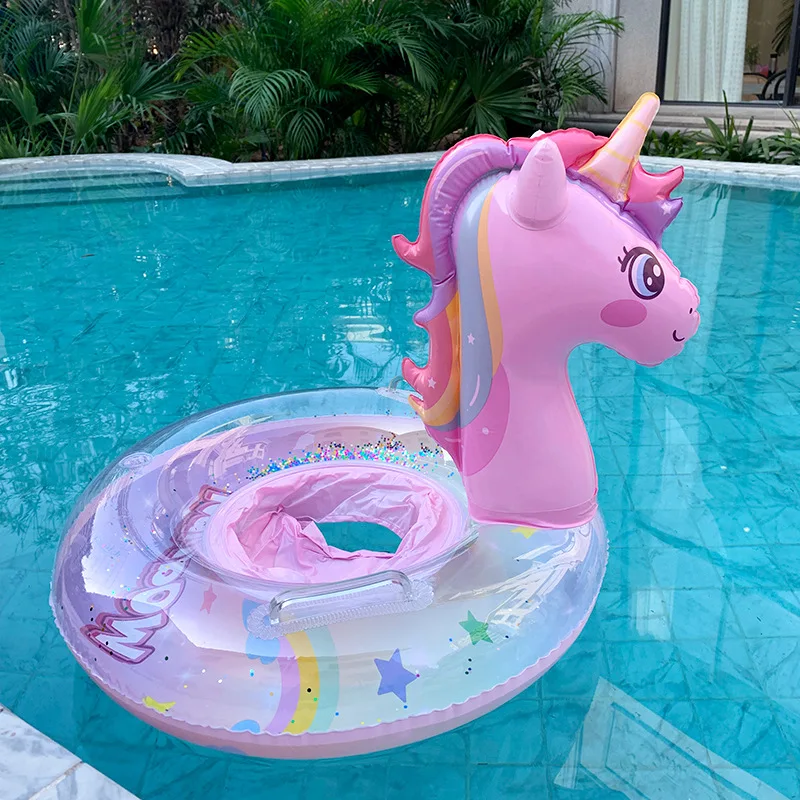 Nieuwe Opblaasbare Eenhoorn Zwaan Zwembad Drijvers Voor Kinderen Zwemmen Ring Baby Swim Tube Water Play Benodigdheden Float Seat Beach Party