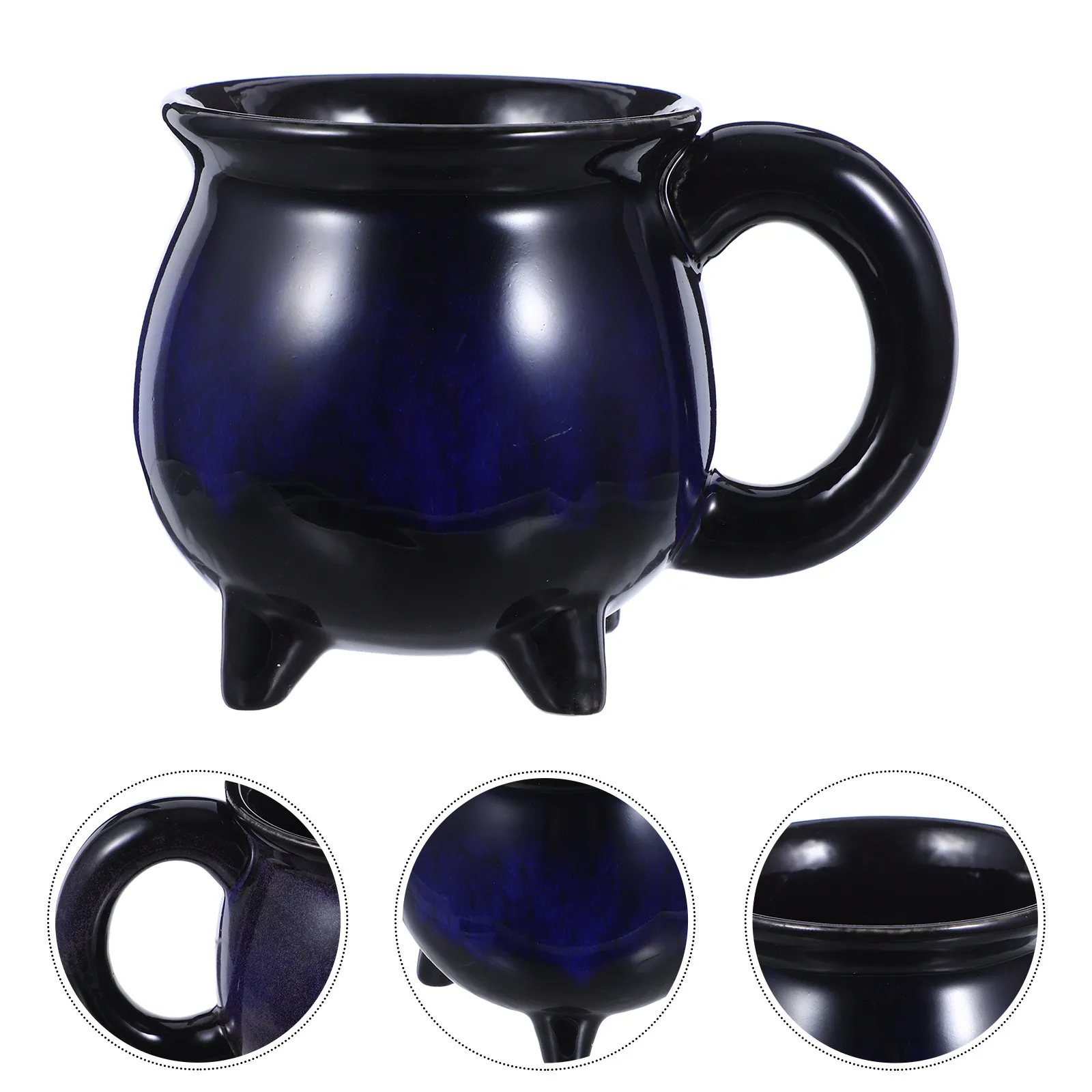Ceramic Tea Cup For Mug For Coffee Fall Mug Halloween Witch Cauldron 375Ml Novelty Drinkware Dishwasher Safe