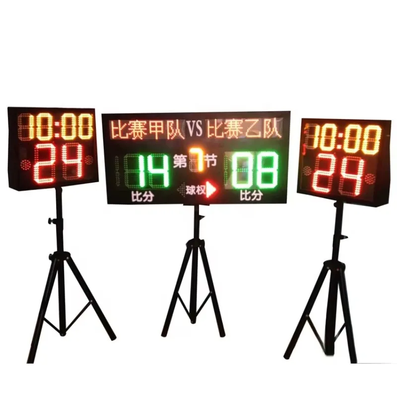 

YTYIN Custom English Version Portable Basketball Scoreboard With 24 Second Shot Clock