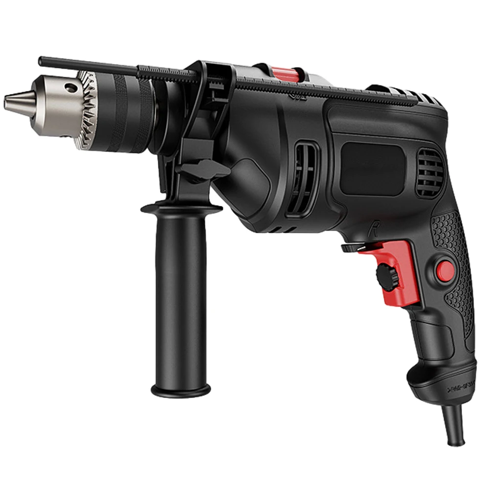 Mini Chave de Fenda Elétrica 220v Broca Broca de Impacto 7.0 Amp Velocidade Variável 3000rpm Interruptor Duplo Multifuncional