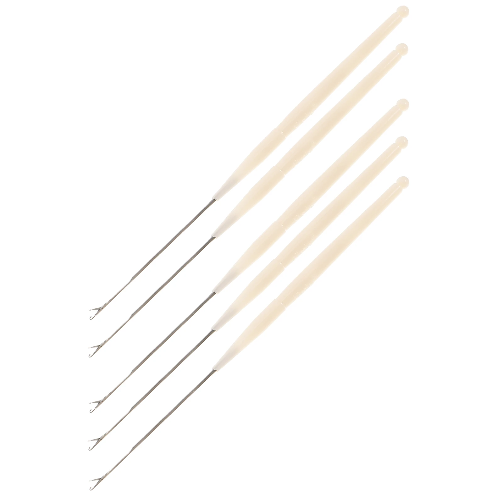 

5pcs Beading Needles Small Crochet Plastic Handle DIY Threader Needle Jewelry Making Tools Bracelet Necklace Accessories
