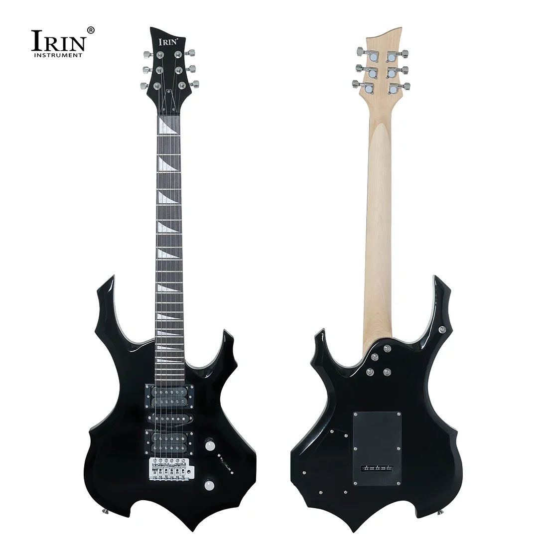 

IRIN Electric Guitar 6 String 24 Frets Flame Electric Guitar Rosewood Fingerboard Maple Neck A Manchurian Ash Electric Guitar