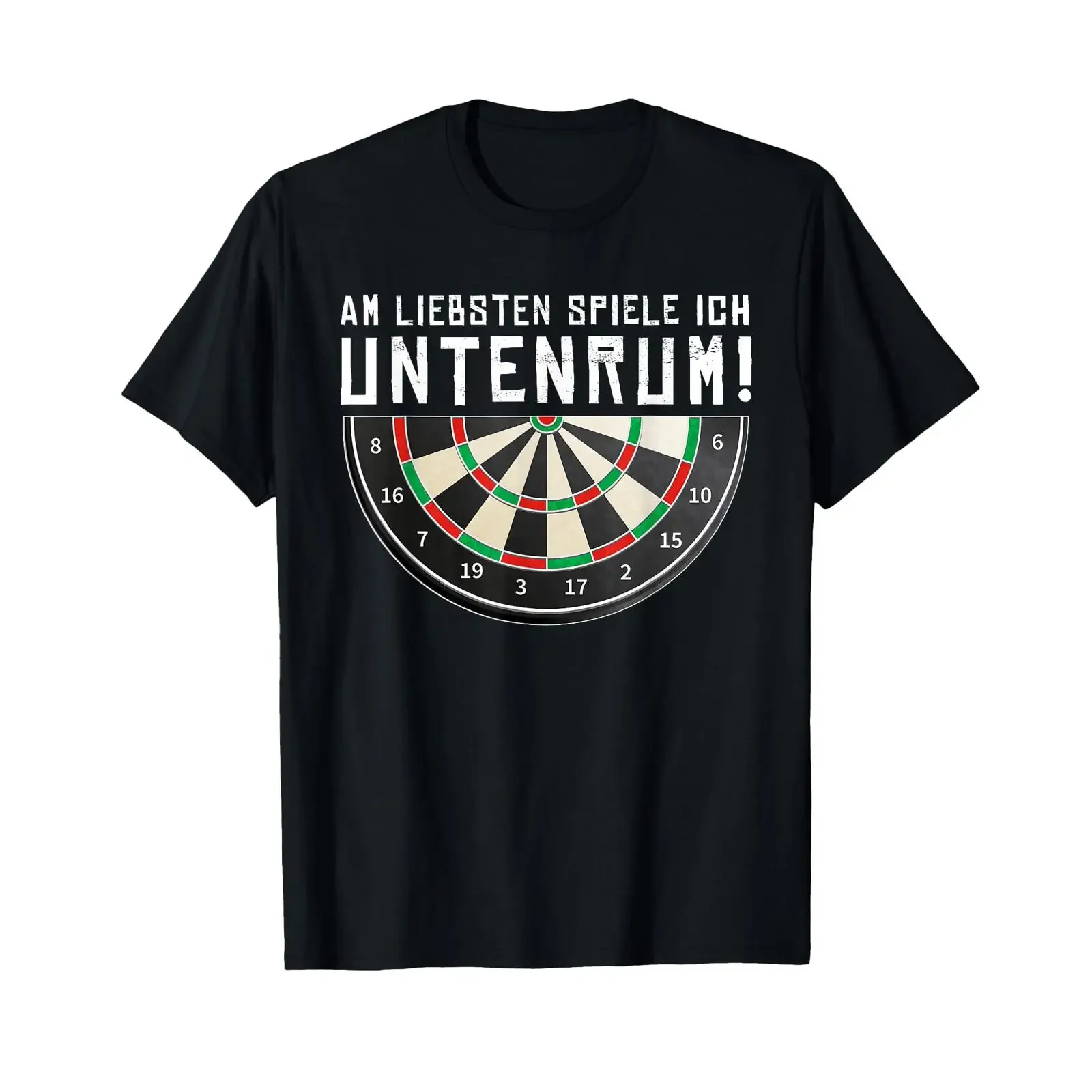 Bottom half Dartboard Dart Player Costume T Shirt Outfit vintage Washed streetwear Comfortable Stylish fashion