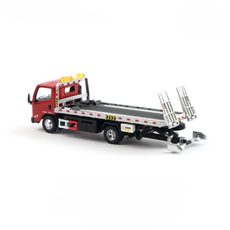 

XCARTOYS 1/64 Scale Alloy Road Flatbed JMC Kairui Red Tow Truck Y24-08 Model Car Gift for Boys Car Collection