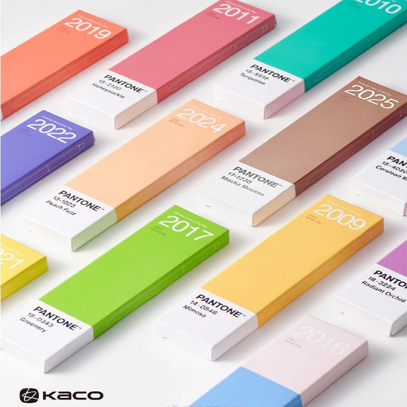NEW KACO PANTONE Gel Ink Pens, High Quality 48 ° Low Angle Dual Ball Nib Ultra-smooth Funny Pen Children Innovation Accsesories