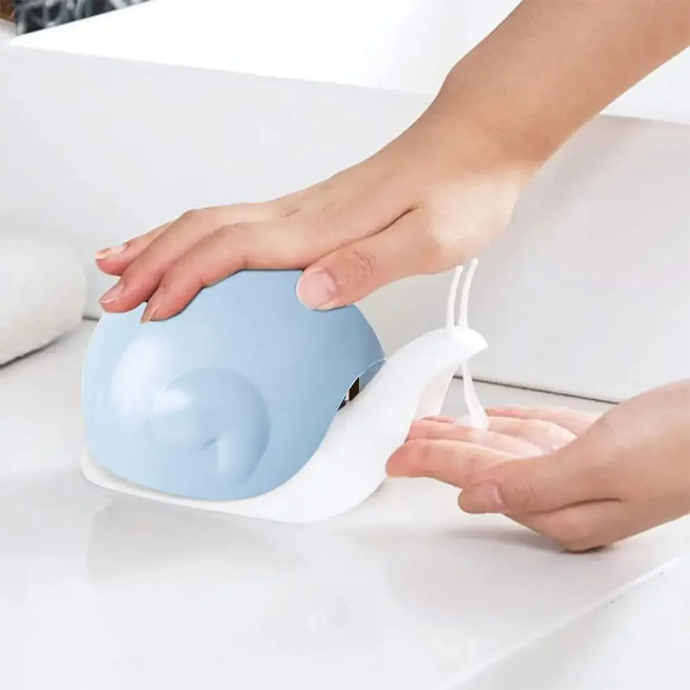 Snail Shape Liquid Soap Dispenser Portable Cartoon Soap Storage Box Shower Shampoo Dispenser Bottles Bathroom Accessories