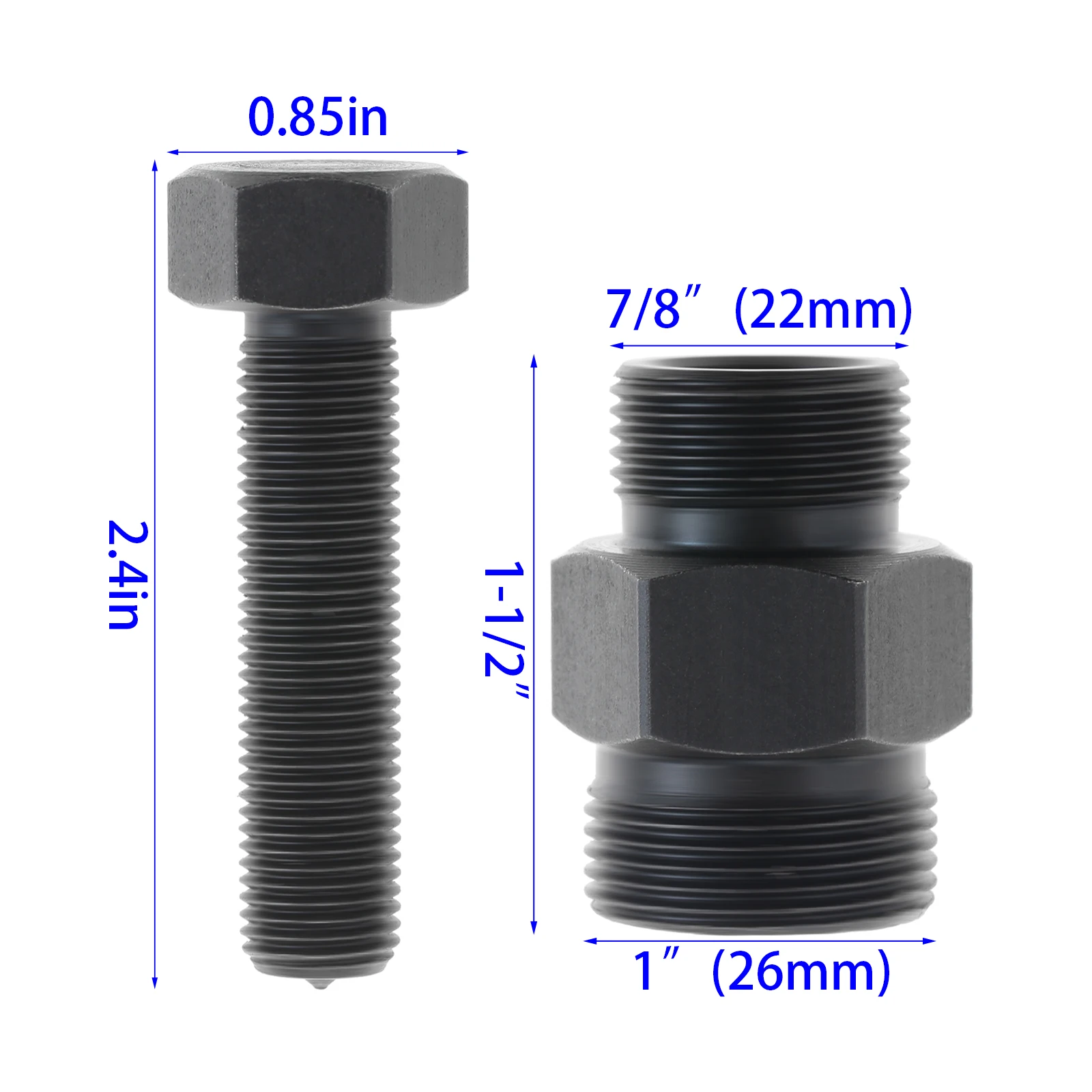 Chainsaws Puller Tool Kit Fit for Stihl MS200T MS260 028 036 MS360 041 044 MS440 046 MS460 2-In-1 22mm &26mm Thread Removal Tool