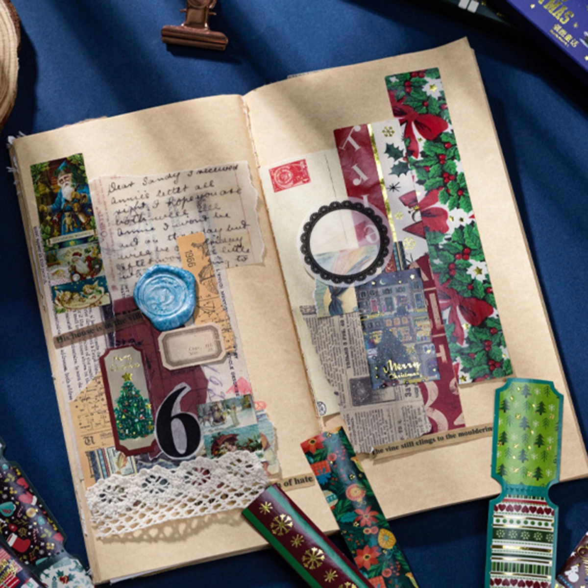 36枚/箱 クリスマスシリーズステッカー、DIYでクリスマスギフトボックスやプランナーを飾るのに使用、絶妙な装飾ステッカー