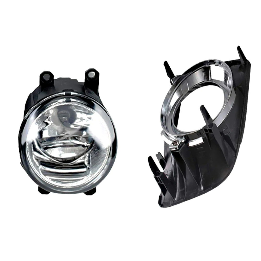 1 زوج مجموعة مصابيح الضباب الملحقات المدرجة لتويوتا لاند كروزر برادو FJ150 2010 2011 2012 2013 المصد الأمامي الضباب الخفيف #4