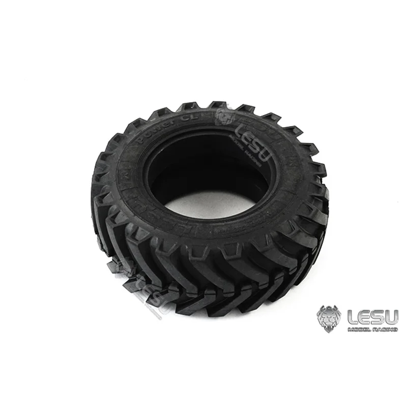 LESU RC Parts Rear Rubber Tires for 1/14 Scale BL71 Backhoe Loader Hydraulic RC Excavator Model Accessories Toys TH22429-SMT3