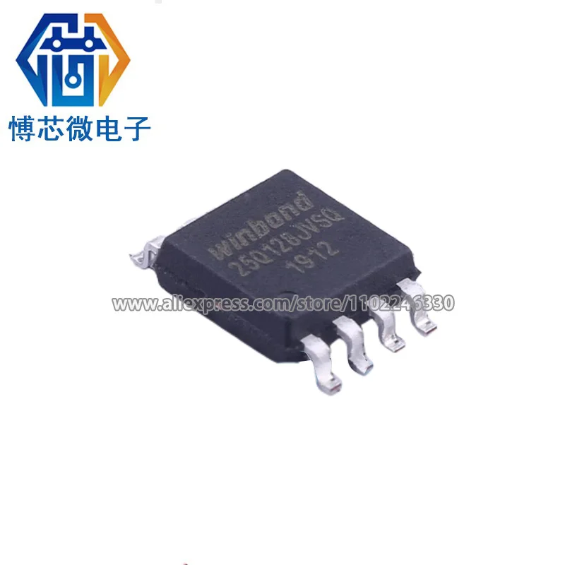 10PCS W25Q128JVSIQ Package SOIC-8-208mil NOR FLASH Memory Series