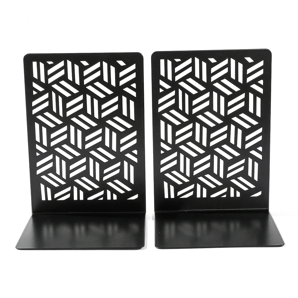 1 paar holle eenvoudige foto boekensteunen ijzer zware metalen boekenhouder bureau tafel versieren hoge kwaliteit voor studenten leraren