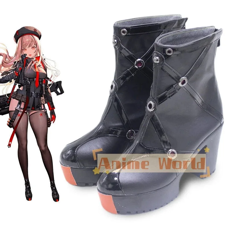 

2025 11 Богиня Победы: Nikke Unlimited Rapi Обувь для косплея Хэллоуин Карнавальные сапоги на заказ