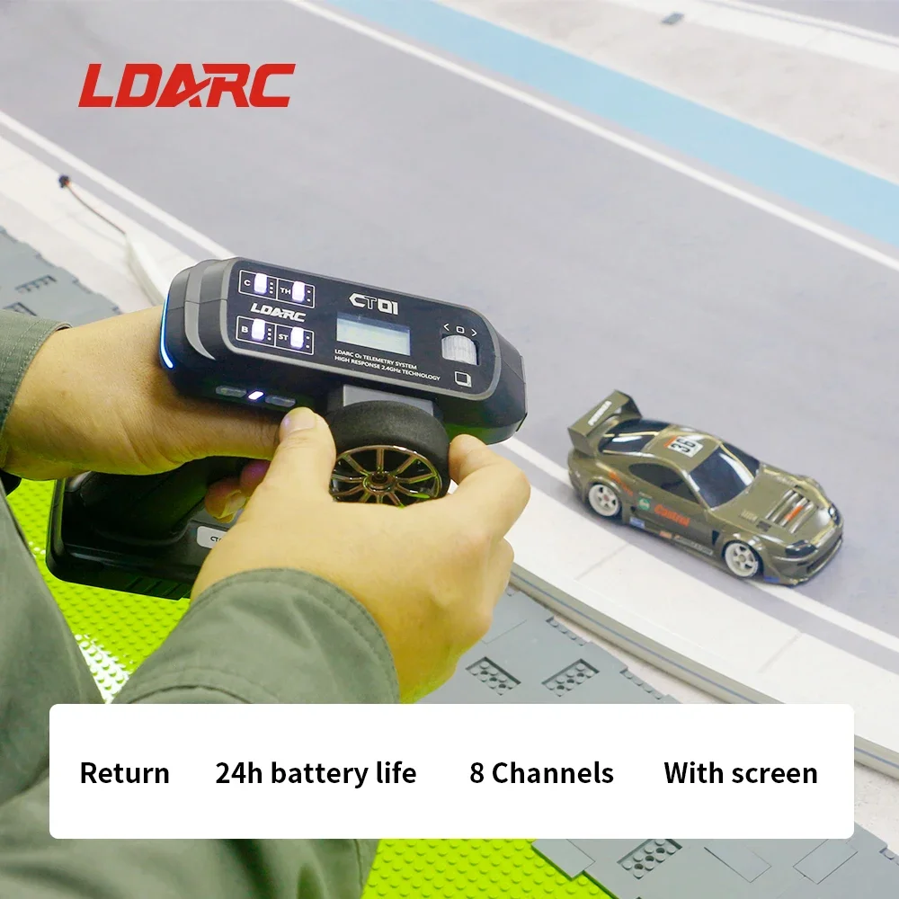 

LDARC CT01 2.4GHz 8-Channel Professional Remote Controllor English and Chinese LCD Display for RC Model Car Boat