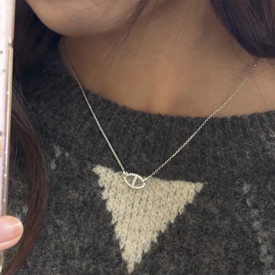 

S925 Silver Boutique Jewelry Women's Pendant Necklace, Wedding and Engagement Jewelry Accessories, Holiday Gifts