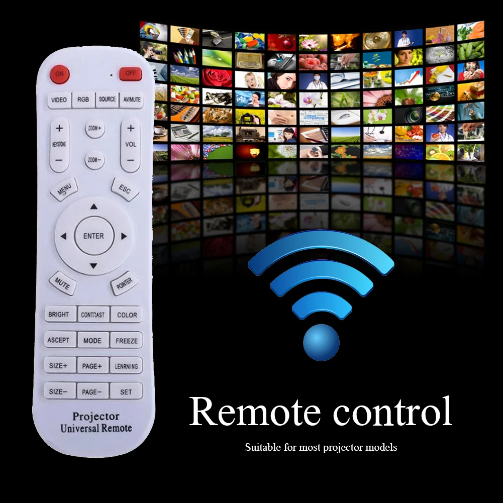 

Universal Projtetor Remote Control General Projteor Screen Remote Controller Home Theater Accessories