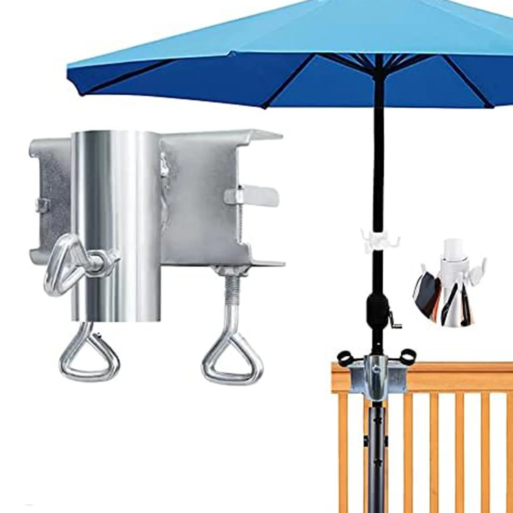 1 Set Sun Umbrella Holder Sunshade Umbrella Clip Garden Umbrella Platform Clip Garden Sunshade Accessories