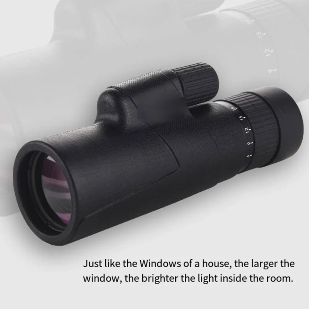 

Variable 6 18x Magnification Monocular with Large Objective Lens and Comfortable Eyecup for For outdoor Observation