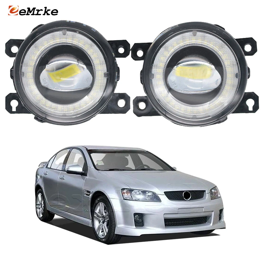 

Передний бампер, светодиодные противотуманные фары в сборе, линза для Chevrolet Lumina SS S Commodore VE SS V/SV6 Serie 1, 2008 2009, Angel Eye DRL Halo