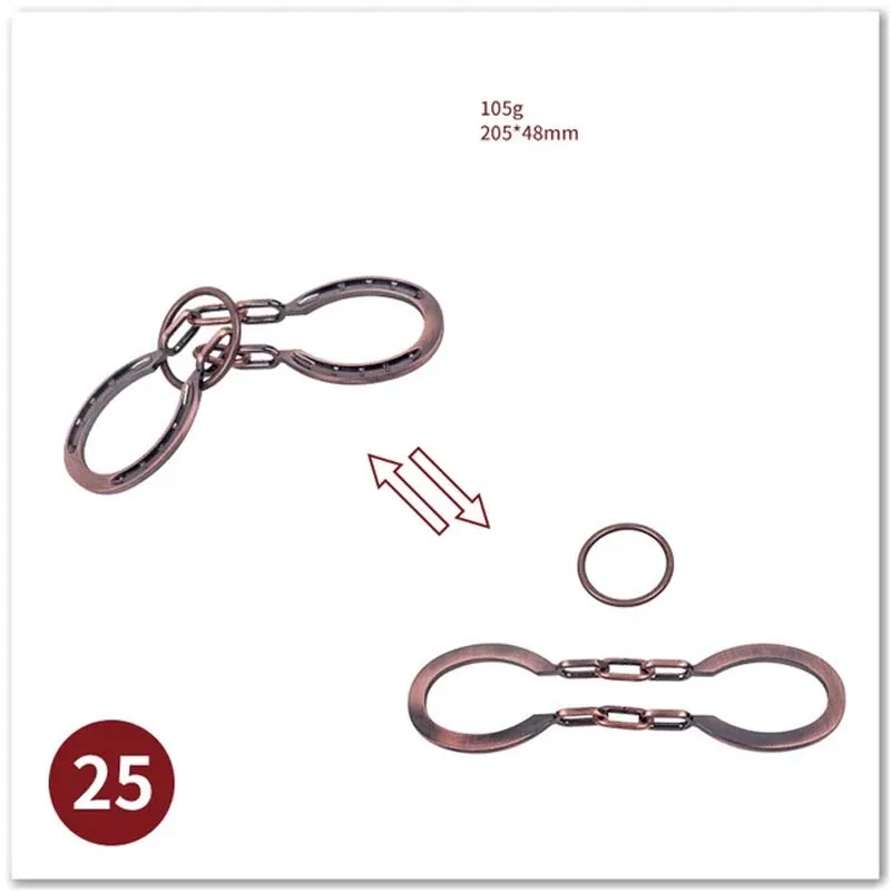 No1-39 Legierung Ball Klassische IQ Metall Gehirn Teaser Magie Verblüffende Puzzles Spiel Spielzeug Für Kinder Erwachsene Lustige Geschenke Metall puzzle